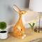 19" Standing Curious Bunny Outdoor Garden Statue